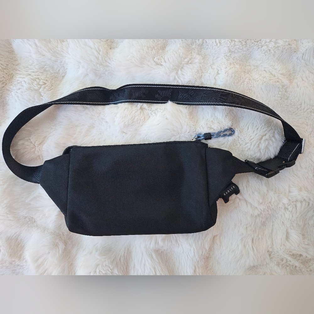 RADLEY LONDON Black Nylon Belt Bag - Picture 3 of 6
